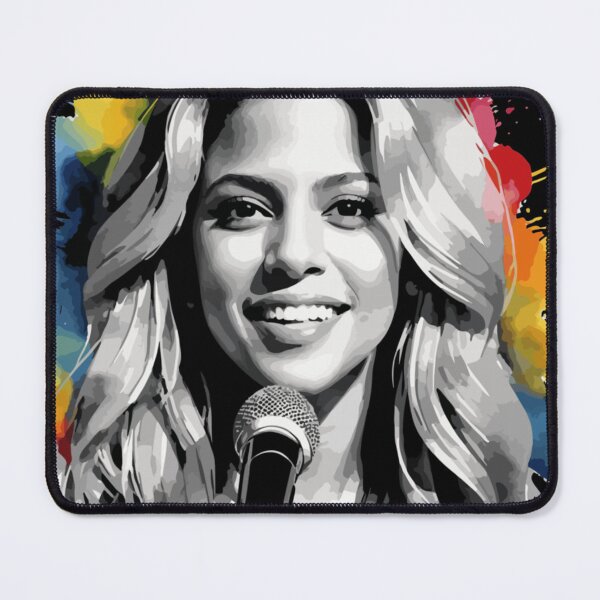 Item preview, Shakira Shakira Live Portrait Graphic Featuring Iconic Smile, Stage Energy designed and sold by BugliSiwes.