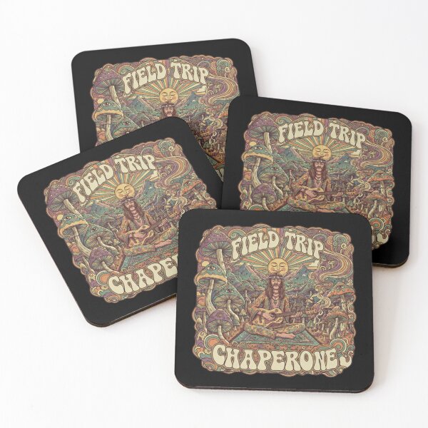 Item preview, Retro Trippy Mushroom Field Trip — 70s Psychedelic Hippie Art designed and sold by Rhythm Thru Art .