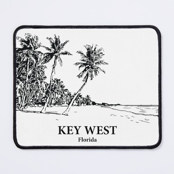 Item preview, Key West FL - Ink Cityscape Illustration designed and sold by Lakeric Cityscapes.