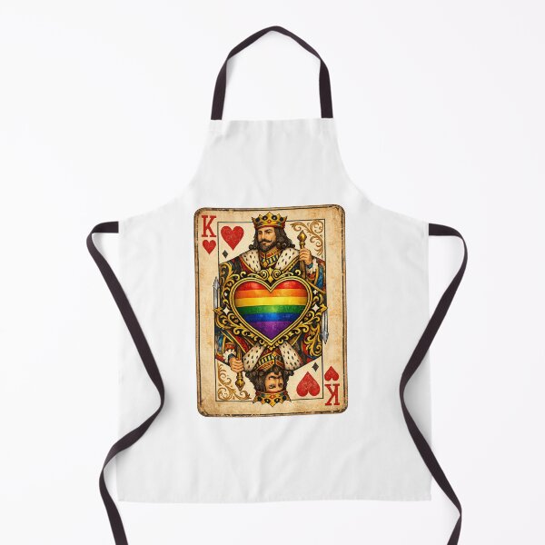 Item preview, Rainbow flag King of Hearts  designed and sold by JETSETPRIDE.