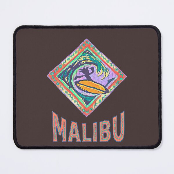 Item preview, MALIBU BEACH Surf Life Art, Neon Surfer in Motion designed and sold by Big Bang Canvas.