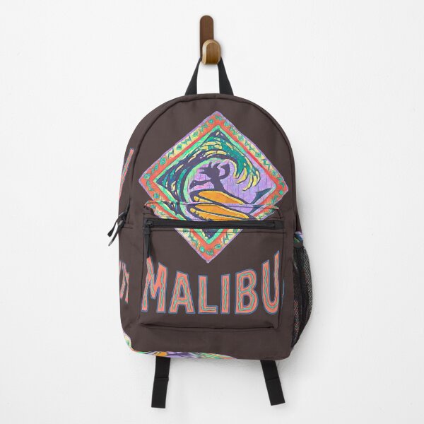 Item preview, MALIBU BEACH Surf Life Art, Neon Surfer in Motion designed and sold by Big Bang Canvas.