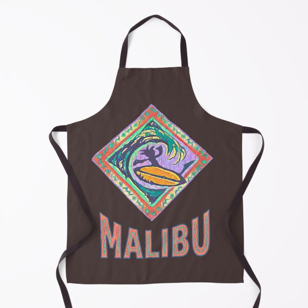 Item preview, MALIBU BEACH Surf Life Art, Neon Surfer in Motion designed and sold by Big Bang Canvas.
