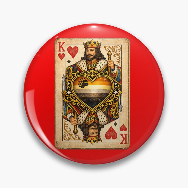 Item preview, Bear flag King of Hearts  designed and sold by JETSETPRIDE.