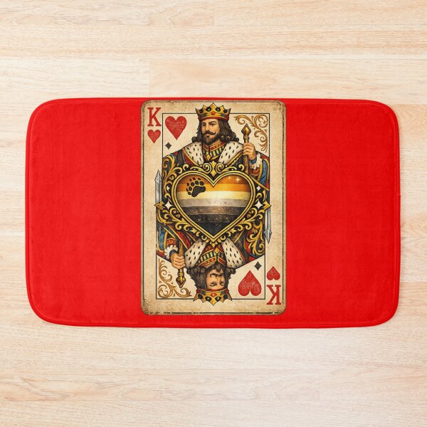 Item preview, Bear flag King of Hearts  designed and sold by JETSETPRIDE.