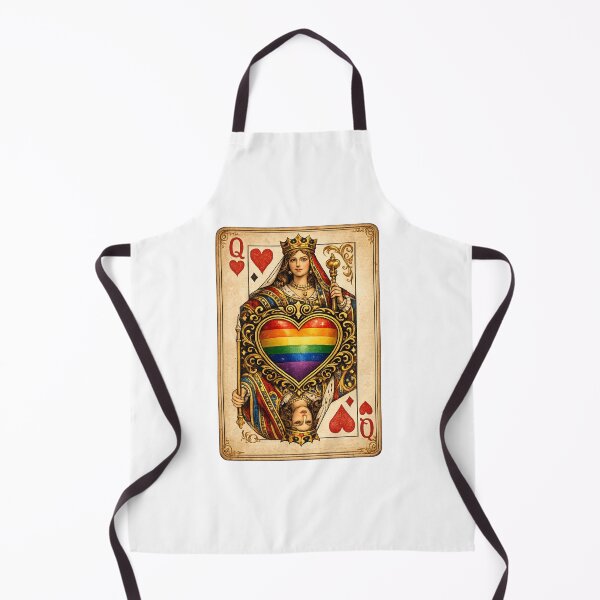 Item preview, Rainbow flag queen of Hearts  designed and sold by JETSETPRIDE.