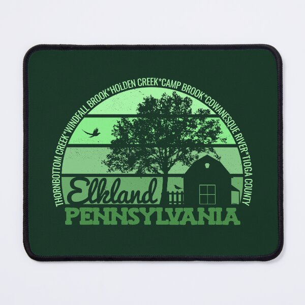 Item preview, Elkland Pennsylvania Sunset Retro Vintage Local Pride Logo designed and sold by CRHPOD20.