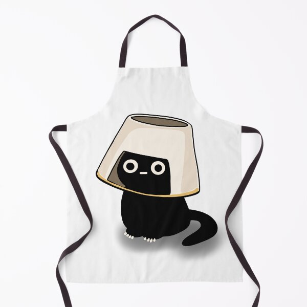 Item preview, lampshade cat illustration designed and sold by ThingsCatsDo.