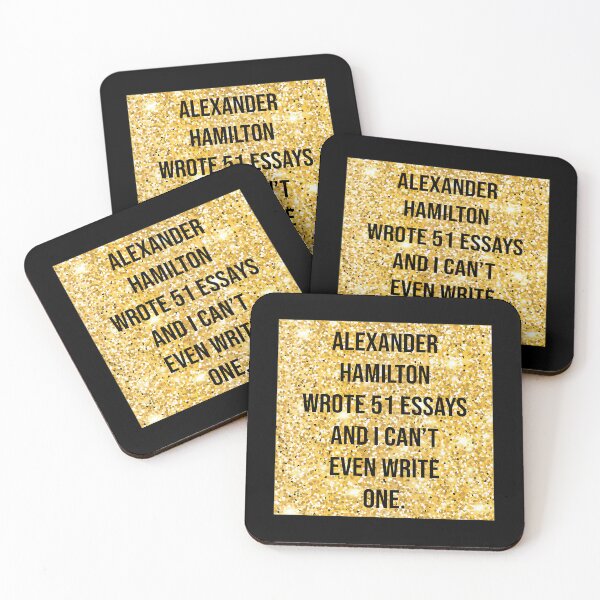 Item preview,  Alexander Wrote 51 Essays And I Cant Even Write One In Gold designed and sold by Medsaidkhalouki.