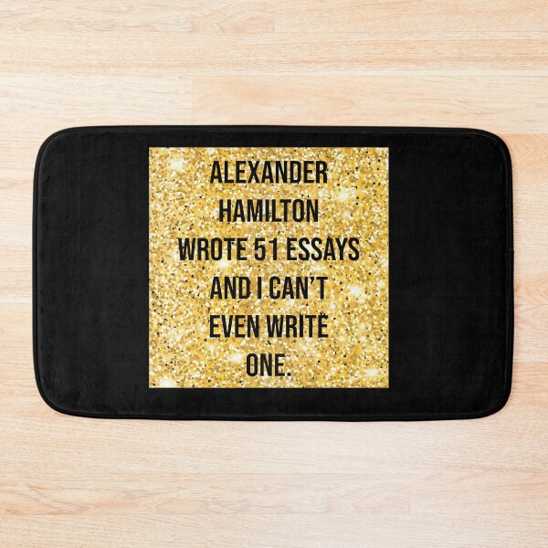 Item preview,  Alexander Wrote 51 Essays And I Cant Even Write One In Gold designed and sold by Medsaidkhalouki.