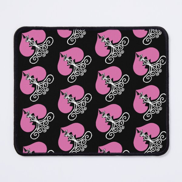 Item preview, Pink Broken Hearts Cascading on Black designed and sold by Digitalmyth's Designs.