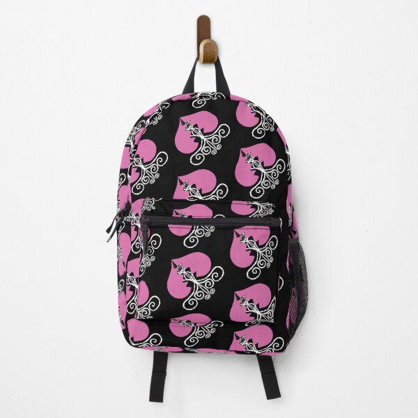 Item preview, Pink Broken Hearts Cascading on Black designed and sold by Digitalmyth's Designs.