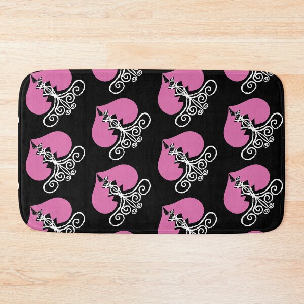 Item preview, Pink Broken Hearts Cascading on Black designed and sold by Digitalmyth's Designs.