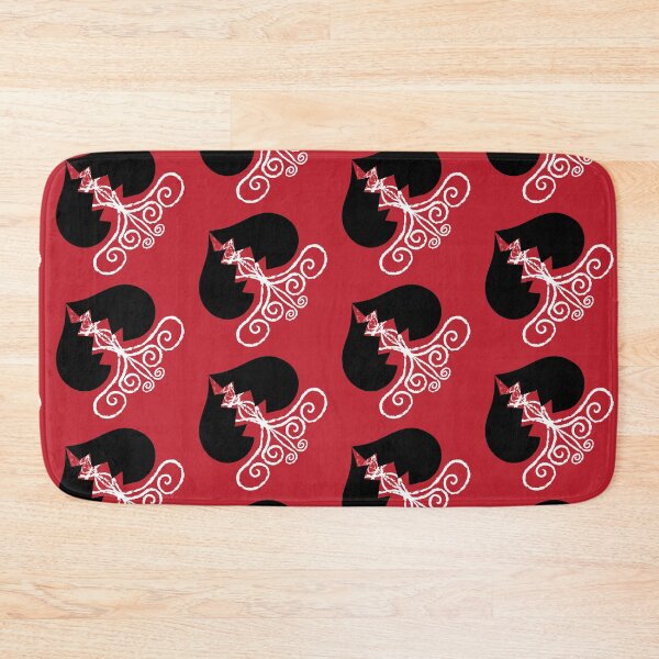 Item preview, Black & White Broken Hearts Cascading on Red designed and sold by Digitalmyth's Designs.