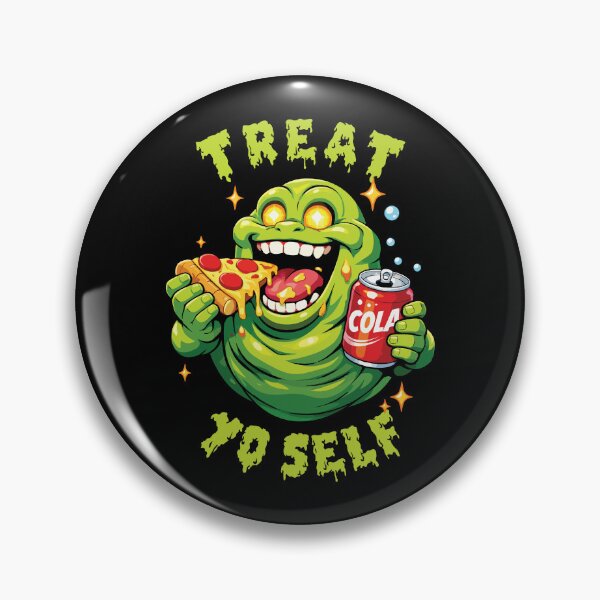 Item preview, Treat Yo Self Slimer designed and sold by GhoulishGraphX.