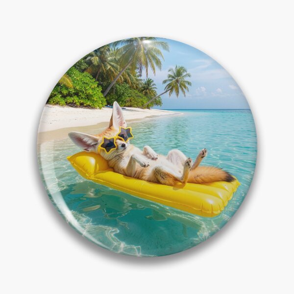 Item preview, Fennec Fox Relaxes in a Caribbean Paradise designed and sold by Tridentulus.