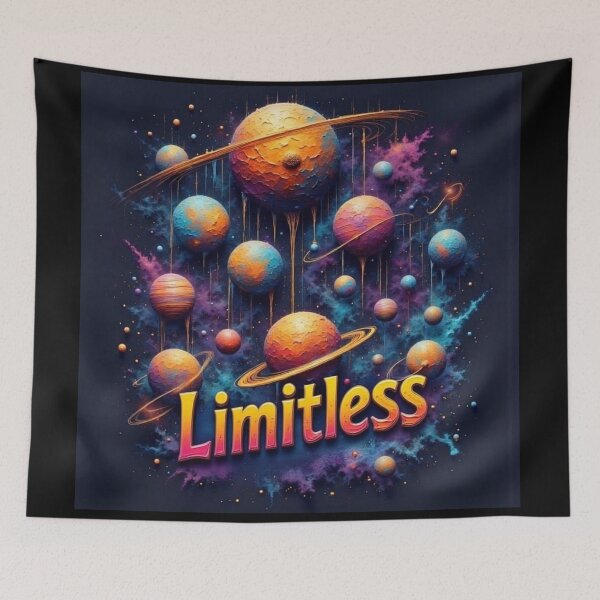 Item preview, Limitless Universe – Colorful Planets, Cosmic Inspiration & Space Art  designed and sold by Whimsical Art by Angela.