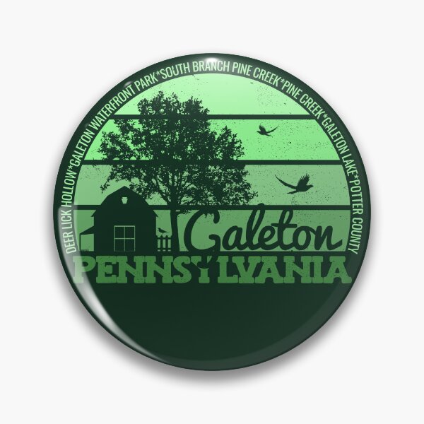 Item preview, Galeton Pennsylvania Sunset Retro Vintage Local Pride Logo designed and sold by CRHPOD20.