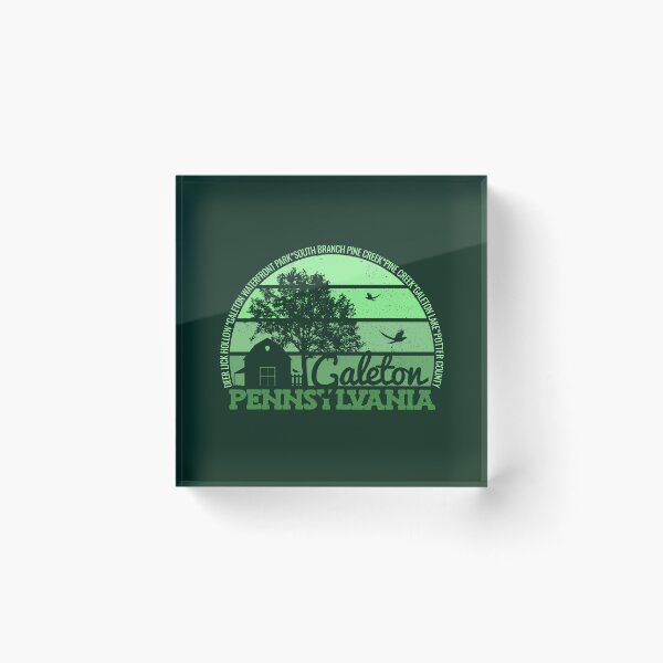 Item preview, Galeton Pennsylvania Sunset Retro Vintage Local Pride Logo designed and sold by CRHPOD20.