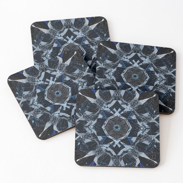Item preview, Fractured Geometry: Azure Cascade designed and sold by mxztar.