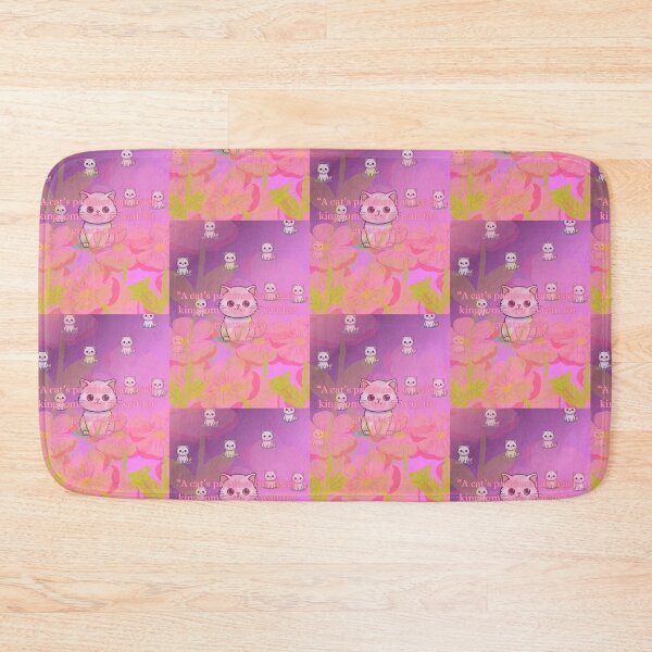 Item preview, Cute pink anime baby cat design designed and sold by kerissfantasyart .