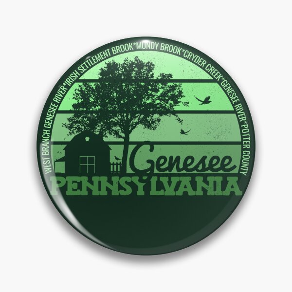 Item preview, Genesee Pennsylvania Sunset Retro Vintage Local Pride Logo designed and sold by CRHPOD20.