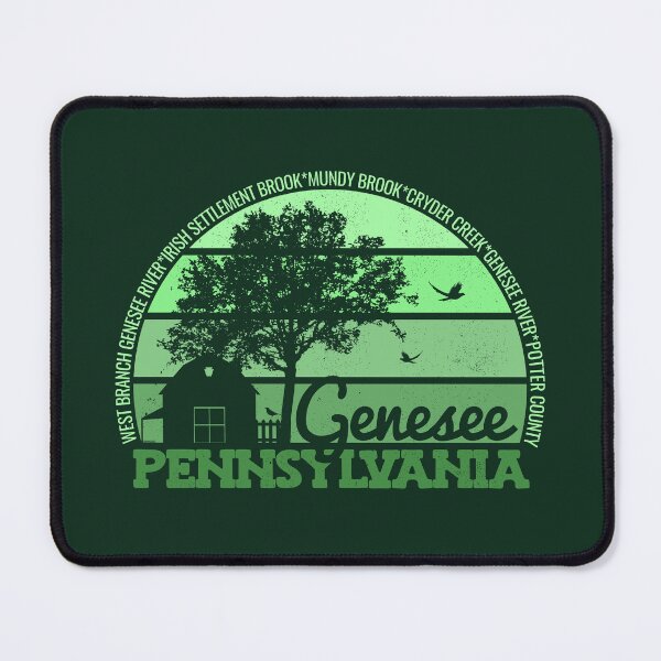 Item preview, Genesee Pennsylvania Sunset Retro Vintage Local Pride Logo designed and sold by CRHPOD20.