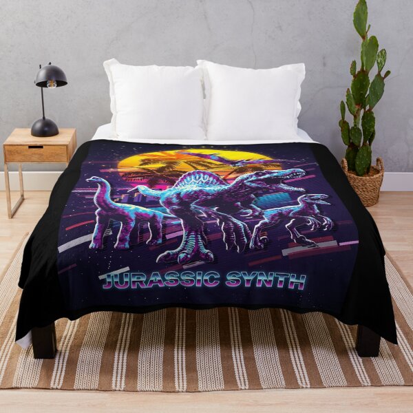 Item preview, Jurassic Synth Dinosaur Retro Art designed and sold by Bensoncreatives.