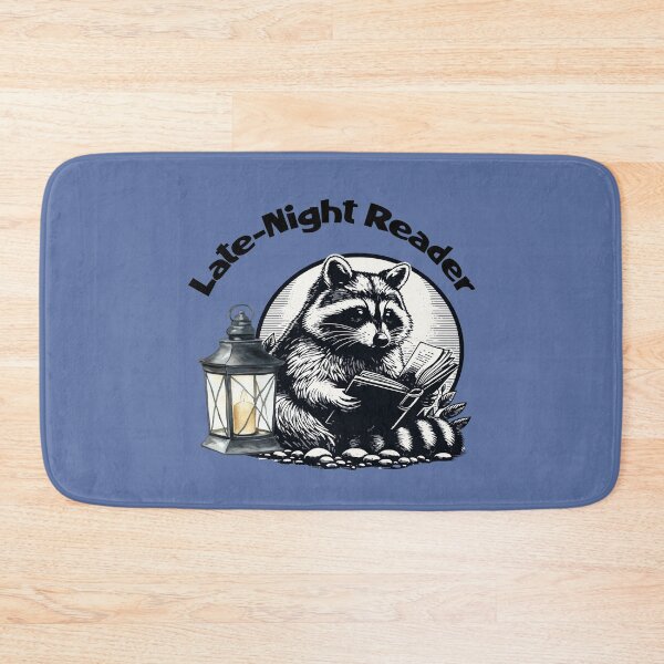 Item preview, Late Night Reader Raccoon Funny Bookworm designed and sold by Sachie's Studio.