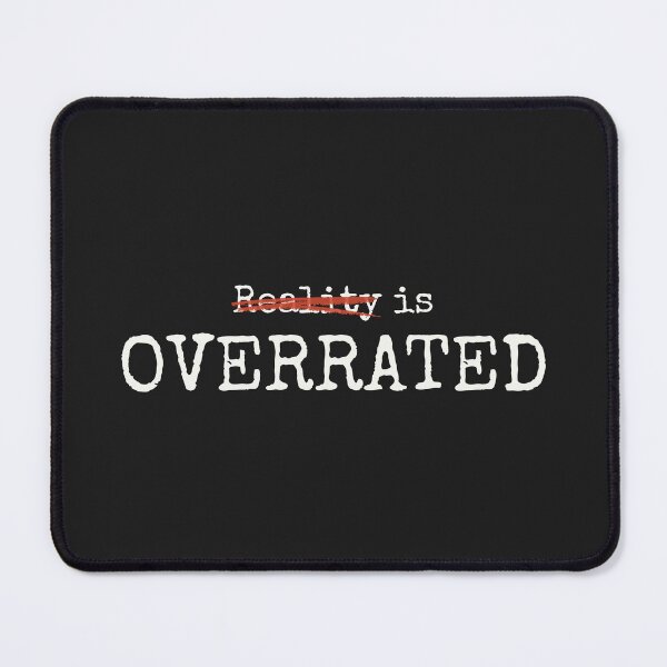 Item preview, Reality is Overrated | Dark Academia Poetcore Typewriter Quote designed and sold by VENOHA.