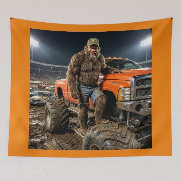 Item preview, Bigfoot Dominates at Monster Car Crusher Show designed and sold by Tridentulus.
