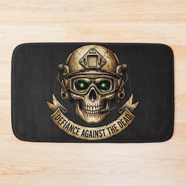 Item preview, Whalebone Warrior: Revenant Tactical Scrimshaw Skull designed and sold by Thaivi Design.