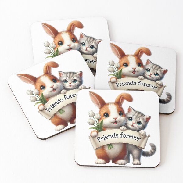 Item preview, Cute friends forever! designed and sold by fribabywonder.