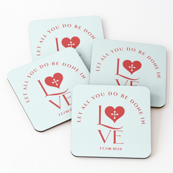 Item preview, Let All You Do Be Done in Love Christian designed and sold by Sachie's Studio.