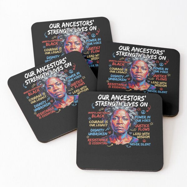 Item preview, Our Ancestors' Strength Lives On Black History Melanin Afro Woman designed and sold by jakaun.