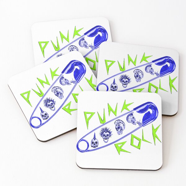 Item preview, COOL PUNK ROCK PIN-SKULLS! designed and sold by skeletons-lair.