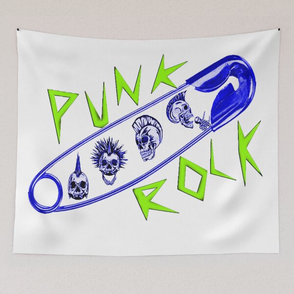 Item preview, COOL PUNK ROCK PIN-SKULLS! designed and sold by skeletons-lair.
