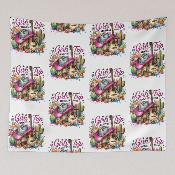 Item preview, Girls Trip Nashville 2026 Girls Travel Nashville Vacation designed and sold by jakaun.