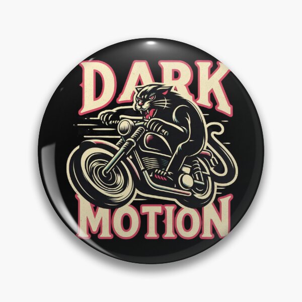 Item preview, Dark Motion Panther - Retro Vintage Motorcycle Cartoon Mascot designed and sold by Zoo-Moo.
