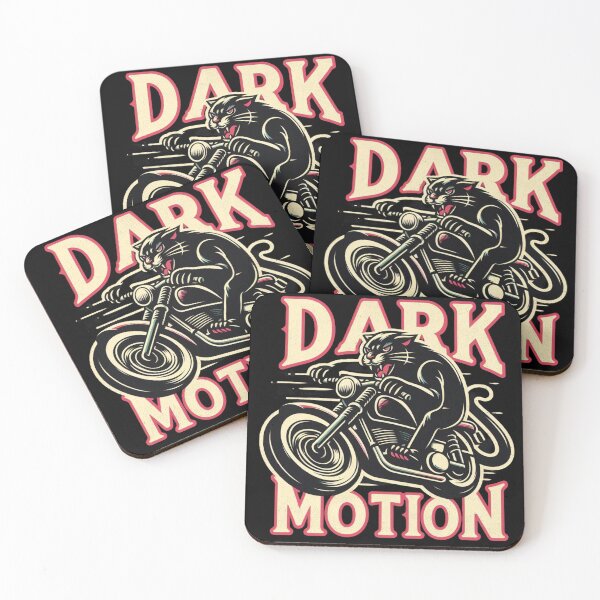 Item preview, Dark Motion Panther - Retro Vintage Motorcycle Cartoon Mascot designed and sold by Zoo-Moo.