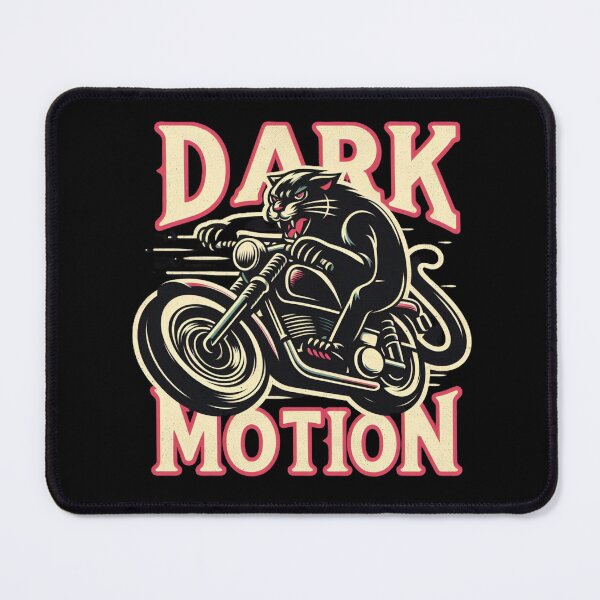 Item preview, Dark Motion Panther - Retro Vintage Motorcycle Cartoon Mascot designed and sold by Zoo-Moo.