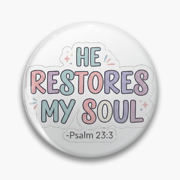 Item preview, Psalm 23 He restores my soul designed and sold by LinniDesigns.