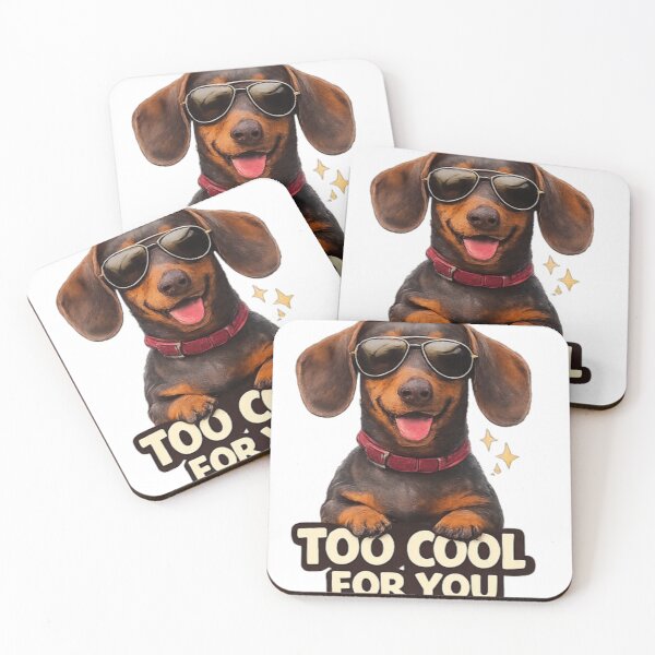 Item preview, Dachshund Emi #1Too cool for you designed and sold by Abi & Emi Core.