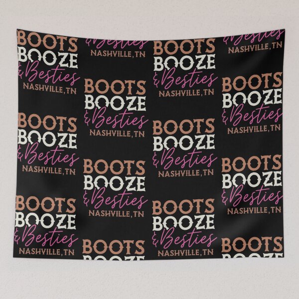 Item preview, Boots Booze Besties Nashville TN Girls Trip Weekend designed and sold by jakaun.