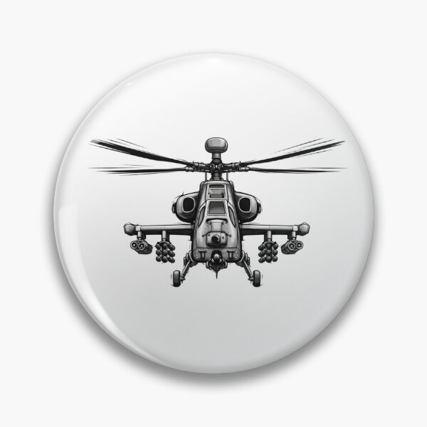 Item preview, Agusta A129 Mangusta Front View Helicopter Illustration designed and sold by Combat Skies.