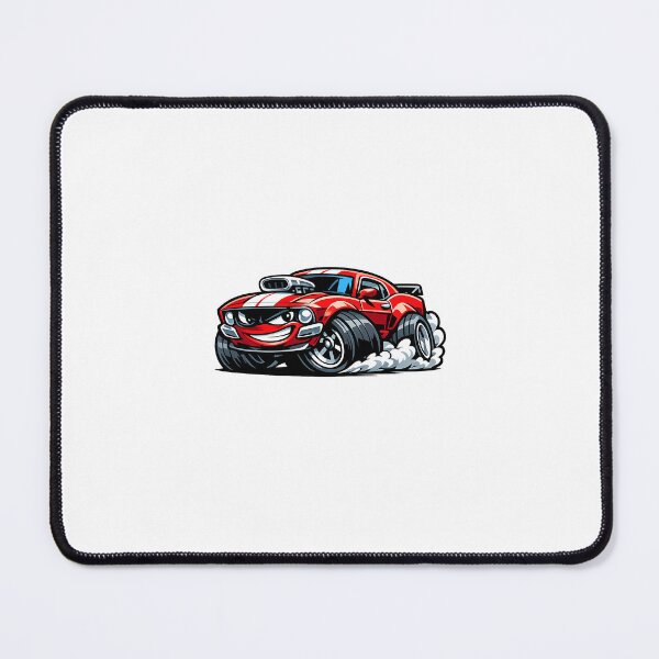 Item preview, Muscle Car Attitude – Aggressive Cartoon Street Racer Illustration designed and sold by Doodlynx.
