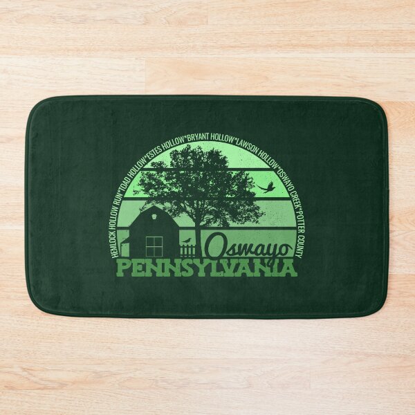 Item preview, Oswayo Pennsylvania Sunset Retro Vintage Local Pride Logo designed and sold by CRHPOD20.
