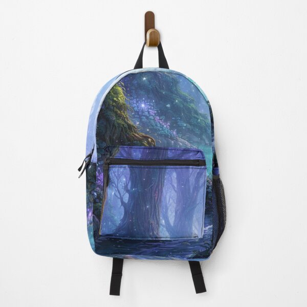 Item preview, Enchanted Forest River at Night – Magical Fantasy Woodland Dreamscape Art designed and sold by anandsiva2703.