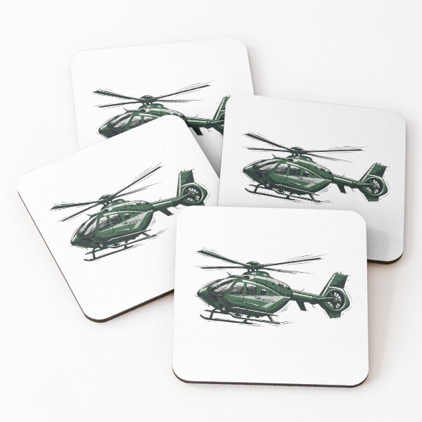 Item preview, EC135 Light Utility Helicopter Illustration designed and sold by Combat Skies.