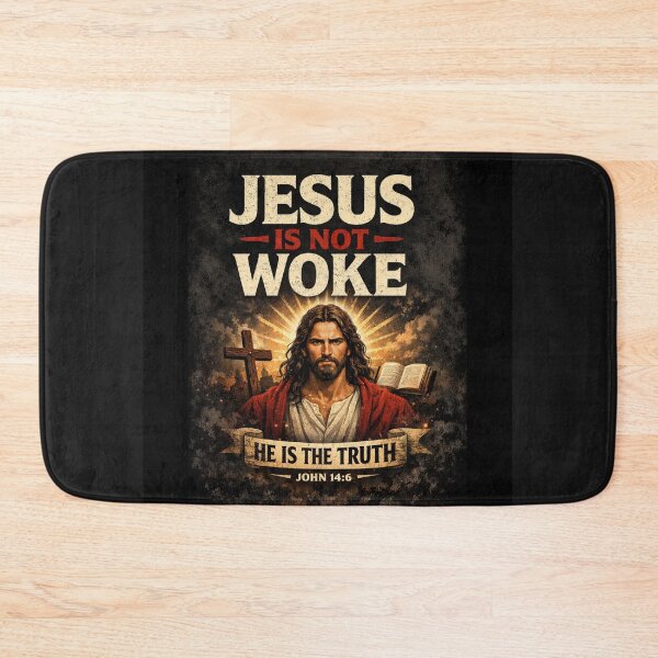 Item preview, JESUS IS NOT WOKE | John 14:6 designed and sold by UnboundFull.